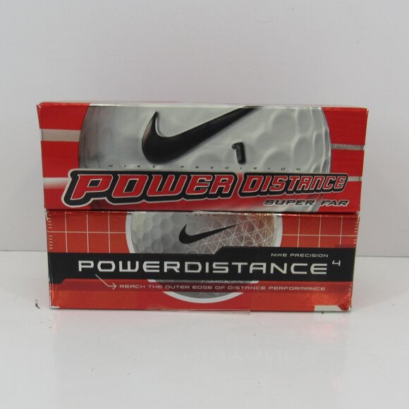 Nike Precision Power Distance Super Far 3 Pack Golf Balls & Power Distance 4 - Picture 1 of 6